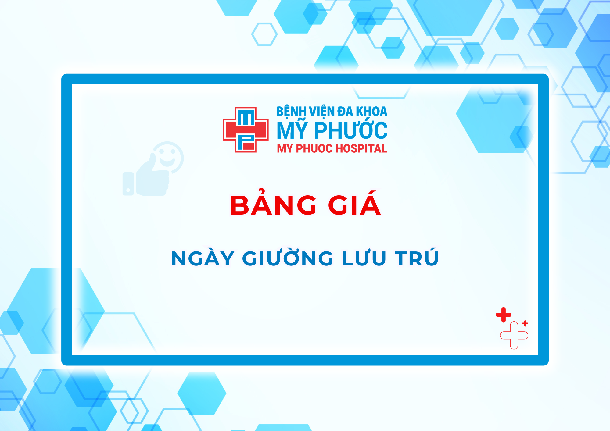 Bảng giá ngày giường lưu trú