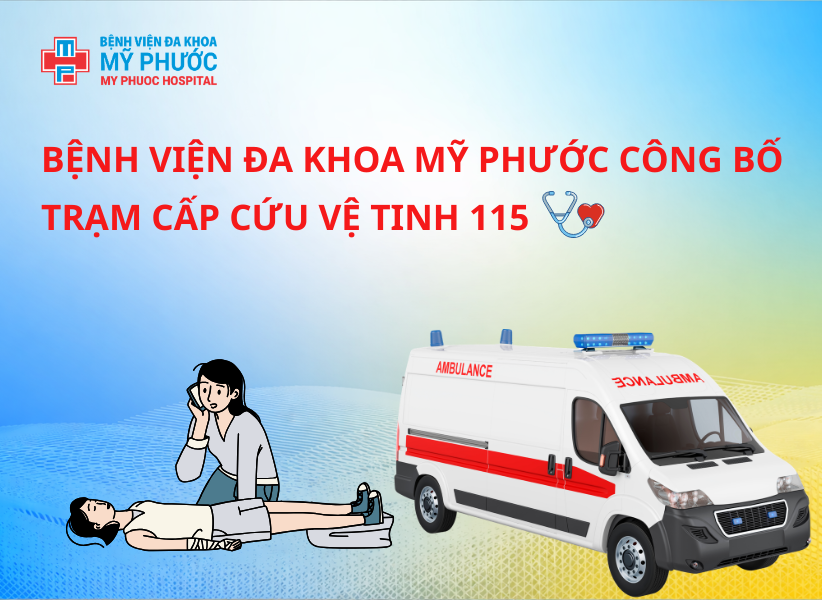 Bệnh viện Đa khoa Mỹ Phước công bố  trạm cấp cứu vệ tinh 115